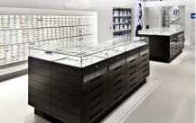 Businessman design and make the jewelry display case, the choice of display case track!