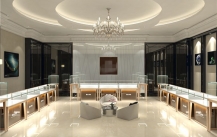 The design concept that has connotation of shopping mall jewelry display cabinet is like this!