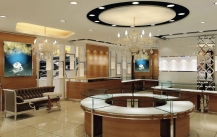 Jewelry display cabinet woodwork customization and professional customization difference!