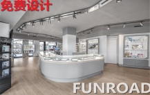 Shenzhen FUNROAD display factory popular science jewelry exhibition cabinet three kinds of class display cabinets!