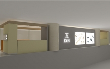 The importance of the design sketch of the high-end custom jewelry display case.