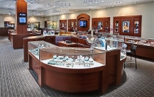 Fan Road display cabinet: how to place a jewelry store is reasonable