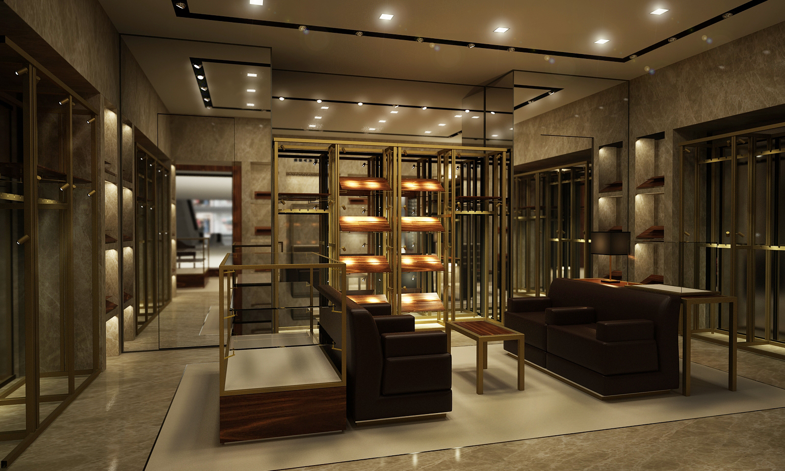 beauty-style-fashion-design-high-end-clothes-display-cabinet-shelves-in