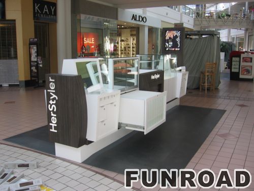 hair dressing bar kiosk for shopping mall