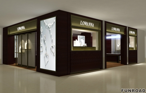 2018 Chinese manufacturer jewelry store display jewelry shop showcase design