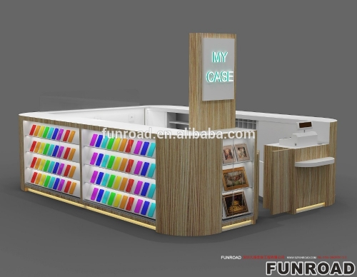 High quality mall cell phone accessories kiosk