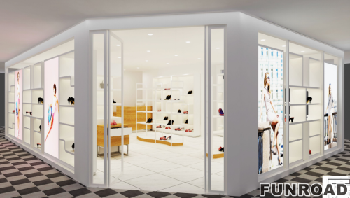 Store Display Racks for Shoes Interior Design Furniture for Shoe Shops Premium Showcases