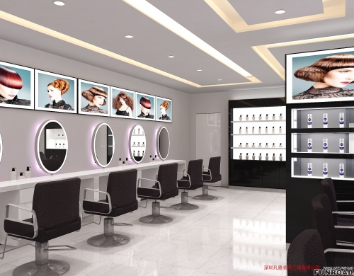 Salon Furniture Hair Salon Display Shelf Beauty Salon Kiosk Counter Showcase