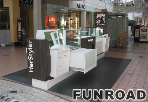 hair dressing bar kiosk for shopping mall