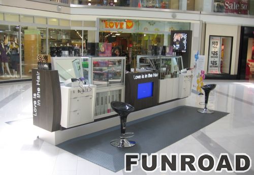 hair dressing bar kiosk for shopping mall