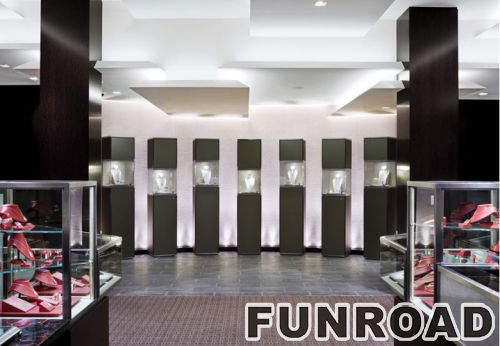 Unique jewelry kiosk designs for branded jewelry store decoration