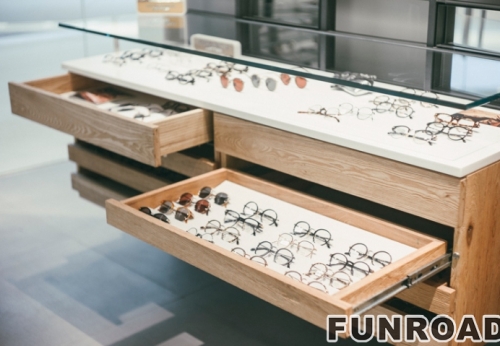 Quality Rayban Sunglasses Glasses Display Showcase For Retail Shops