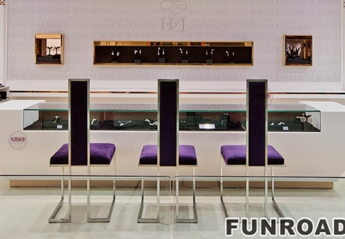 Stylish Furniture for Jewelry Store Display Cabinet