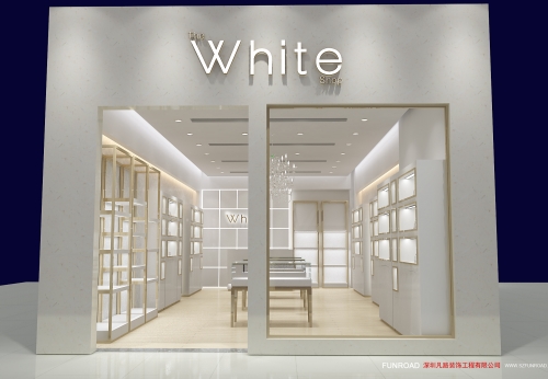 High end display cabinet manufacturer jewelry shop interior design in funroad