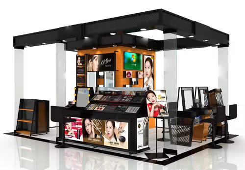 Custom Shopping Mall Cosmetics Kiosk Layout Design