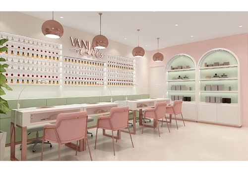 Nail salon interior design