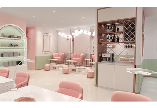 Nail salon interior design