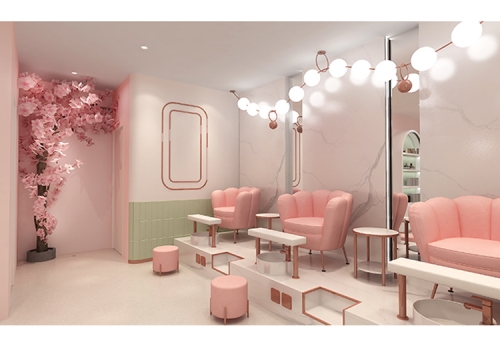 Nail salon interior design