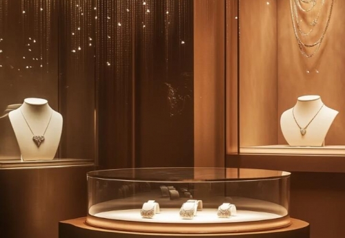 Jewellery kiosk Luxury Jewellery Showroom Counter Glass Jewelry Display Showcase Jewelry Cabinets